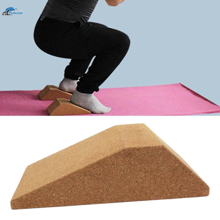 Cork Squat Wedge Yoga Block Squat Ramp Incline Board Non Slip ...