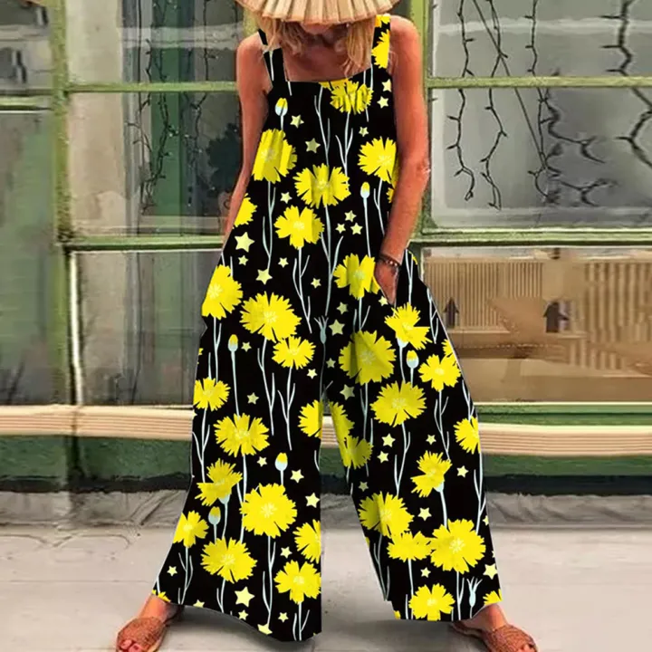 Yfashion%20Women%20Cotton%20Jumpsuit%20Fashion%20Printing%20Boat%20Collar%20Sleeveless%20Strap%20Rompers%20Loose%20Wide-leg%20Jumpsuits%20color%20-%20Image%208