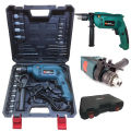 Impact Drill Machine 750w With Drill bit sets Hammer Dual side Rotate power Machine. 