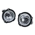 1 Pair LED Fog Light Front Bumper Fog Lamp Bulb Clear Lens for ota Avanza 2012-2019. 