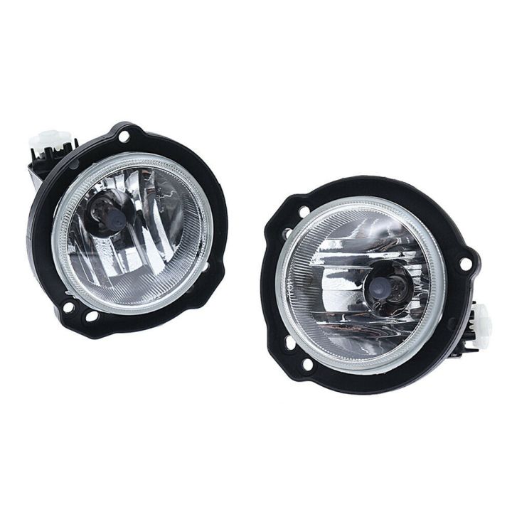 1 Pair LED Fog Light Front Bumper Fog Lamp Bulb Clear Lens for ota Avanza 2012-2019