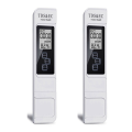 2X TDS EC Meter Digital Water Quality Tester 0-9999 PPM Measurement Range Water Purity Temperature Meter Tester. 