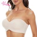 Muses Mall Strapless Bra Comfortable Strapless Push-up Bra with Detachable Straps Perfect for Off-shoulder Tops Dresses Soft Breathable Padded Available in Solid Colors Ideal for Southeast Asian Women Supportive. 