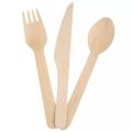 Wood Eco Friendly Cutlery - Fork/Knife/Spoon - 100pcs Pack - Smart Pack. 
