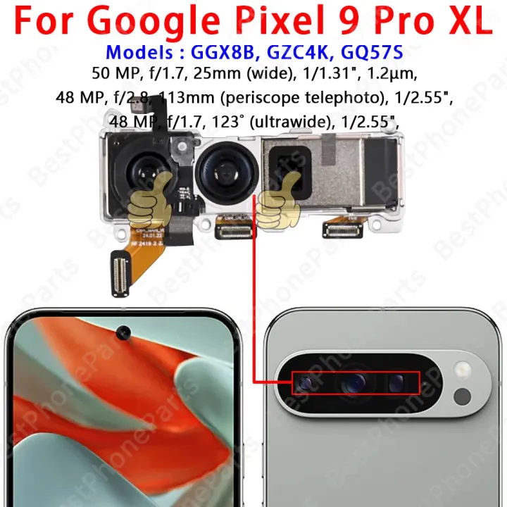Front%20and%20Rear%20Back%20Camera%20For%20Google%20Pixel%209%20Pro%20XL%20Main%20Facing%20Camera%20Module%20Flex%20Cable%20Glass%20Lenses%20Frames%20Replacement%20Spare%20-%20Image%206