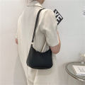 2022 New Solid Color Elegant Hobos Ladies Casual Underarm Bag Women's Handbags Retro. 