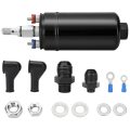 300LPH Universal External Inline Fuel Pump Replaces 0580254044 044 E85 Ethanol Compatible. 