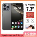 MengshanBargain price 2025 High Quality For i16 Pro Max 7.3 Inch LCD Display Touch Screen Android OLED Display Panel Dynamic Moblie Phones. 