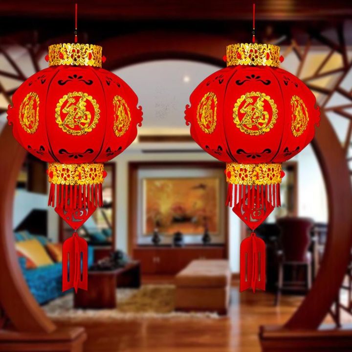 Festival Decor Red Red Lantern Chinese New Year Lantern Festival