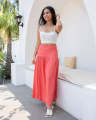 Quinn Maxi Skirt -Pink. 