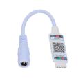 Mini LED tooth RGB Strip Light Controller, Wireless Smartphone Control, DC 5 24V 6A, for RGB 3528 5050 Strips. 