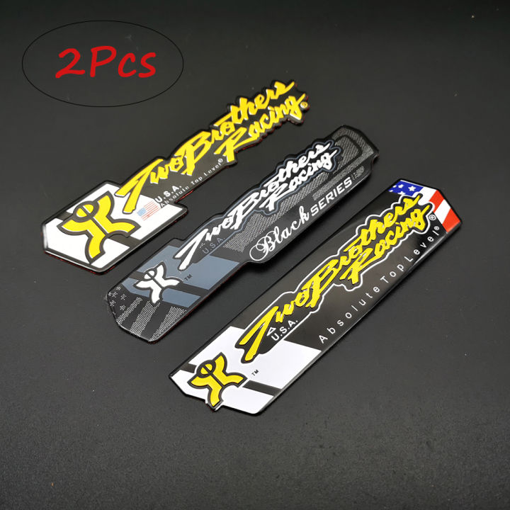 Muffler Sticker Motorcycle 2pcs Exhaust Pipes Decal Sticker 3d Heat-Resistant Muffler ...
