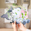 1/4/8Pcs Sanrios Creative Funny Toilet Deodorant Stickers Kuromi Cinnamoroll Shaped Refrigerator Bathroom Fragrance Remove Odor Sticker. 