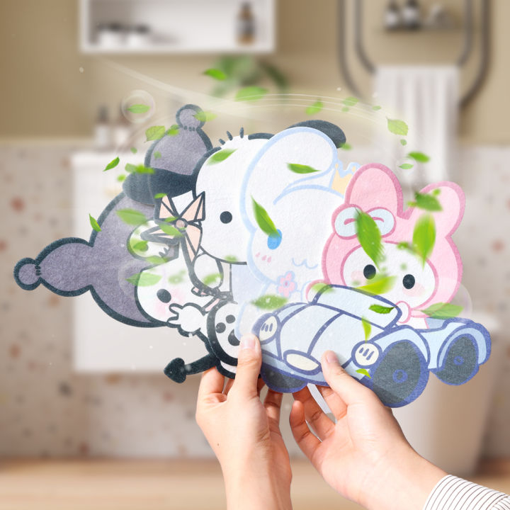 1/4/8Pcs%20Sanrios%20Creative%20Funny%20Toilet%20Deodorant%20Stickers%20Kuromi%20Cinnamoroll%20Shaped%20Refrigerator%20Bathroom%20Fragrance%20Remove%20Odor%20Sticker%20-%20Image%208