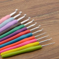 Crochet Hook Set with Ergonomic Handles for Extreme Comfort, Perfect Crochet Hooks, Extra Long  Knit Needles. 