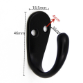 20PCS Wall Mounted Hooks, Metal Coat Hanger Hooks for Wall Hooks for Hanging Coats, Robe, Key, Towel, Cap, Coffee Cup. 