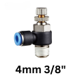 Pneumatic One-Way Flow Speed Control Valve 4mm-10mm. 