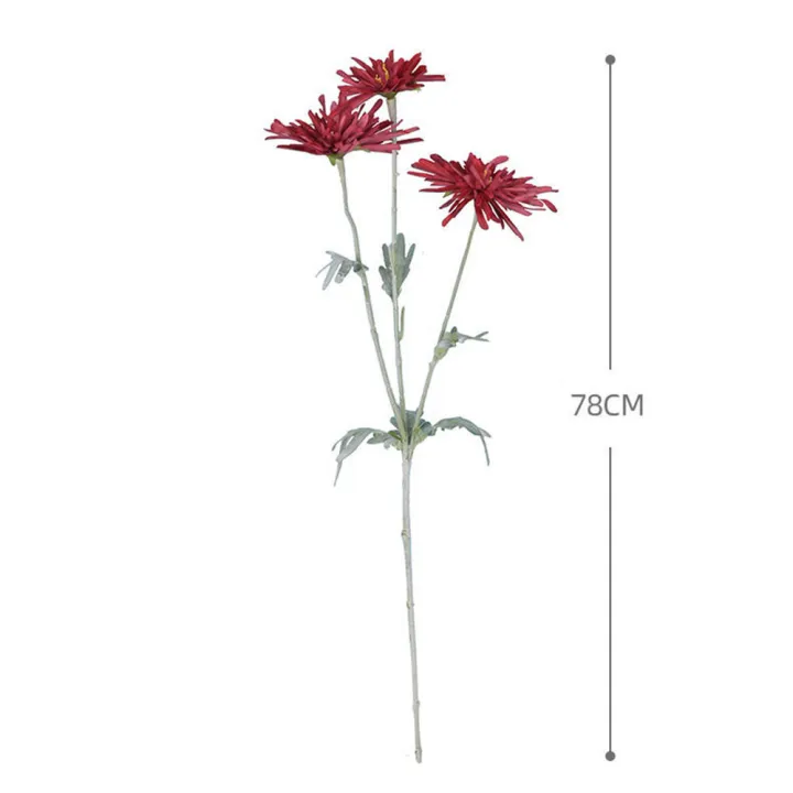 Artificial%20Crab%20Claw%20Chrysanthemum%20Stem%20Flocking%20Needle%20Lily%20Wedding%20Decor%20Home%20Garden%20Ornament%20-%20Image%209