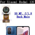 Rear Camera Flex Cable For Xiaomi Redmi 12C 22120RN86G 22120RN86I Front Selfie Small Facing Main Back Camera Glass Lens. 