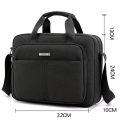 Men Business Briefcase Messenger Bag Fashion Retro Shoulder Hand Bag Nylon Crossbody Waterproof Bags Black Working Bag XA756ZC. 