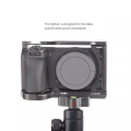 1 PCS Camera Rabbit Cage Black Aluminum Alloy A6700 Camera Rabbit Cage Expansion Frame Kit. 