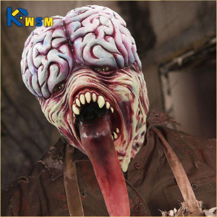 Halloween Zombie Mask Horror Big Heart Long Mind Explosion Faceless ...