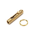 Tools Brass Mini Portable Retractable Cutter Cutting Paper Office Stationery Key Chain YULING. 