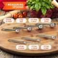 Stainless Steel Measuring Cups and Spoons Set of 14 Pieces,Portable. 