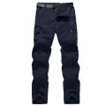 Yfashion Men Quick-drying Sports Pants Outdoor Hiking Trousers Waterproof Lightweight Loose Breathable Pants color. 