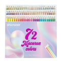 Brutfuner 12/24/50/72 Color Macaron Oil Pastel Colored Pencils Drawing Pencil Set Wood Sketching Artist School Gifts Supplies. 