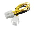 4 Pin Male to 8 Pin CPU Power Supply Adapter Converter ATX Cable. 