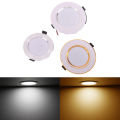 5W 9W 12W LED Downlight Round Panel Light Cold Warm White Spot Lamp 220V Ceiling Light Recessed Down Light. 