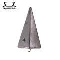Fishing Lead Sinker Saltwater Fishing Weights Triangular Pyramid Sinker Lead Weights for Surf Fishing Underwater Positioning Gear 2/3/4/5/6oz Options Surf Fishing Sinker. 