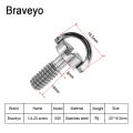 Camera 1/4 D-ring Mounting Stainless Quick Release Plate Photography Accessories for SLR. 