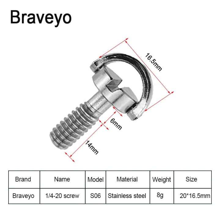 Camera%201/4%20D-ring%20Mounting%20Stainless%20Quick%20Release%20Plate%20Photography%20Accessories%20for%20SLR%20-%20Image%204