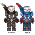 Compatible with New Superhero Avengers Iron Man Thanos War Machine Assembling Minifigures Building Blocks Toy. 