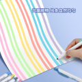 Student Stationery Marking Key Color Marking Pen Hand  Book Color Pen Watercolor Effects Coloring  Calligraphy. 