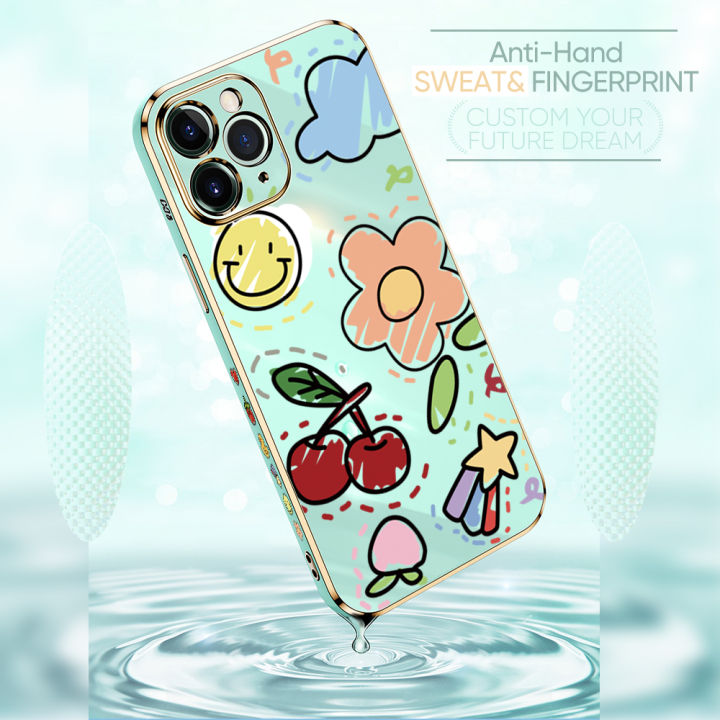 TA%20for%20Vivo%20Y19%20Case%20Colorful%20Fruit%20Painting%20Luxury%206D%20Plating%20Soft%20Casing%20Silicone%20Square%20Frame%20Phone%20Case%20Shiny%20Bling%20Back%20Cover%20+%20Free%20Lanyard%20for%20Girls%20-%20Image%208