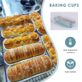 FORIDE Aluminum Foil Bread Frying Pan,50Pcs Disposable Mini Bread Pan with Lid,Small Bread Tin,Baking Cup,Dessert Pan Container. 