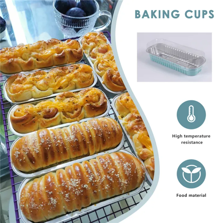 FORIDE%20Aluminum%20Foil%20Bread%20Frying%20Pan,50Pcs%20Disposable%20Mini%20Bread%20Pan%20with%20Lid,Small%20Bread%20Tin,Baking%20Cup,Dessert%20Pan%20Container%20-%20Image%206