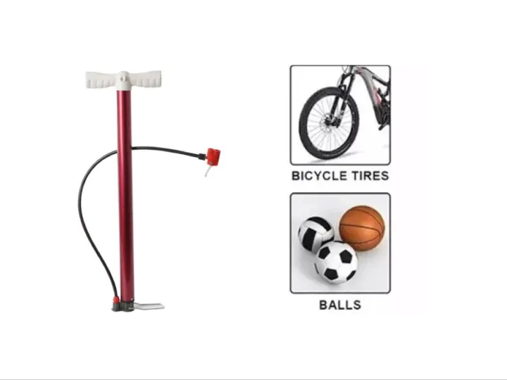 Dealzmore Bicycle Air Pump Cycle Mini potable Pump Cycling Air Pumps Bicycles Accessories