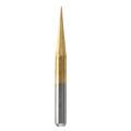 9Pcs 0.1mm 10 Degree Flat Bottom PCB Tools DIY Engraving Bit Titanium Coated Carbide CNC Router Tool. 