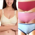 Rik Global Brands Cotton 1 Bra + 3 soft Cotton Panties. 