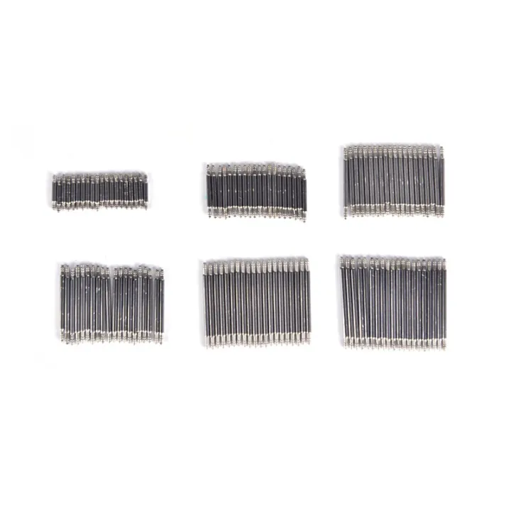 【ZIME】20PCS Stainless Steel Spring Bar Pins Link For Watch Band Strap Size 8-22mm