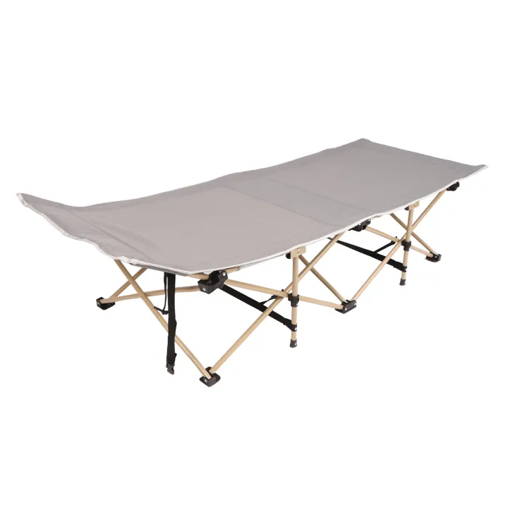 Folding Guest Bed Stable Support Quick Fold Breathable Fabric Folding Camping Cot Portable Comfortable for Pool