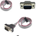 VGA Male DB9 RS232 Male to 10 Pin Serial Port Ribbon Power Cable Adapter 232 serial line 9-pin bezel motherboard line Cp-1-65-125L. 
