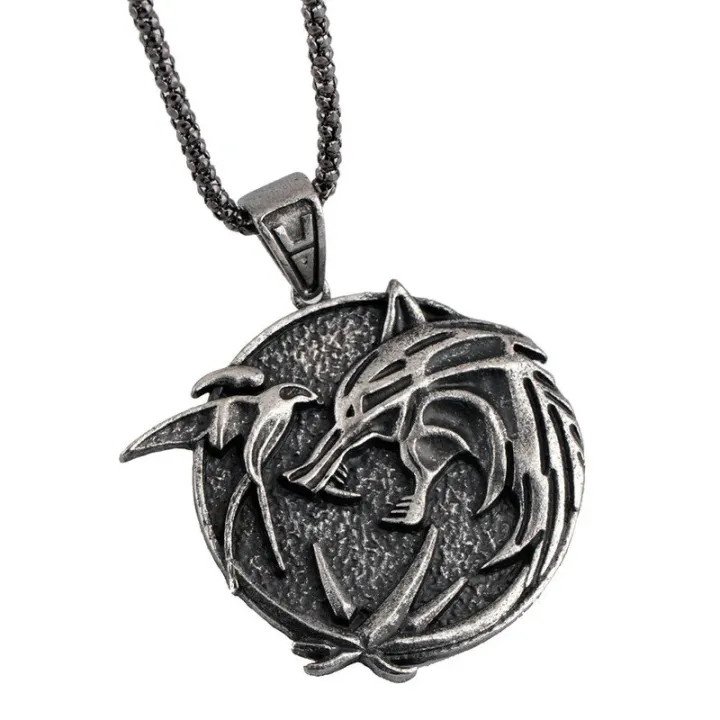 %E3%80%90Top%20mobile%20Store%E3%80%91New%20Arrival%20Gothic%20Fashion%20Witcher%20Wizard%20Pendant%20Necklace%20Men%20Wolf%20Head%20Jewelry%20-%20Image%202