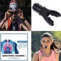 Breathing Trainer Lung Respirator Fitness Equipment Respiratory Silicone High Altitude Training Outdoor Expiratory Exercise Tool Moyao. 