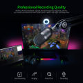 HXSJ Razer Seiren Mini Usb Condenser Microphone Ultra-Compact Streaming Microphone With Supercardioid Pickup Pattern Silver. 