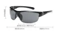 Sunglasses, Polarized Sports Sunglasses Semi Rimless Cycling Glasses with UV400 Protection for Men and Women Driving Running Cycling. 
